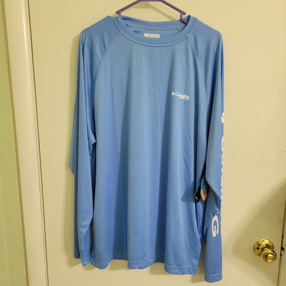 Columbia Sky Blue Performance Shirt